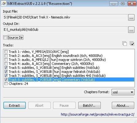 Mkv extract - Aug 16, 2021 · Now, check out the following MKV splitters and learn how to split MKV files on Windows and Mac. 1. MiniTool MovieMaker (Windows) MiniTool MovieMaker is a free MKV editor for Windows. It can cut unwanted parts of MKV videos, add background music to MKV videos, mute MKV videos, extract audio from MKV, etc. This MKV splitter also supports the most ... 